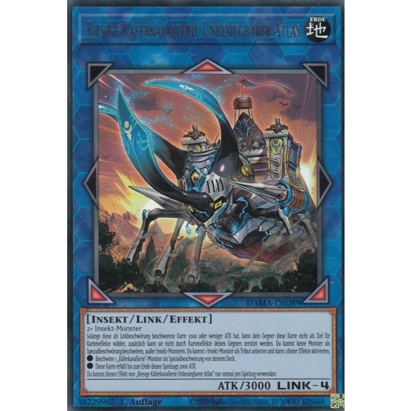 Riesige K&auml;ferkavallerie Unbesiegbarer Atlas DAMA-DE089