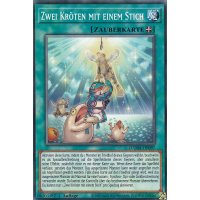 Zwei Kr&ouml;ten mit einem Stich DAMA-DE097