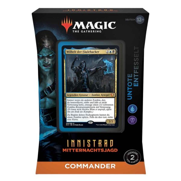 Innistrad: Mitternachtsjagd Commander Deck - Entfesselte Untote (deutsch)