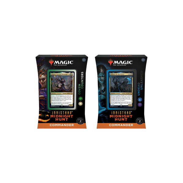 Innistrad: Midnight Hunt 2 Commander Decks - Undead Unleashed &amp; Coven Counters (englisch)