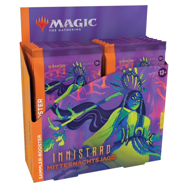 Innistrad: Mitternachtsjagd Collector Booster Display (12 Packs, deutsch)
