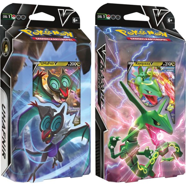 Beide V Kampf Decks Rayquaza-V &amp; UHaFnir-V (2 Decks, deutsch)