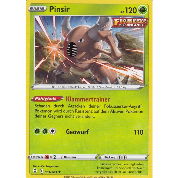 Pinsir 001/203