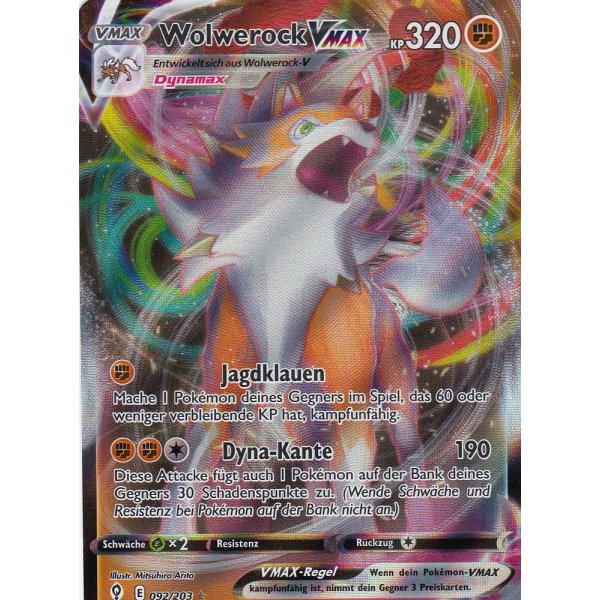 Wolwerock-VMAX 092/203 HOLO