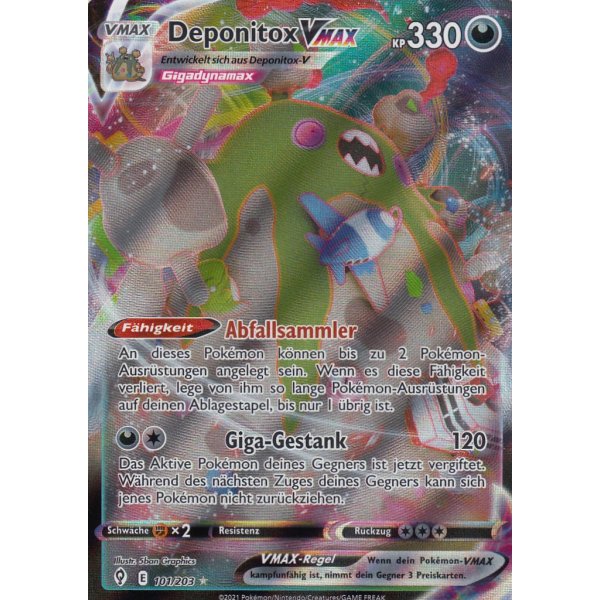 Deponitox-VMAX 101/203 HOLO