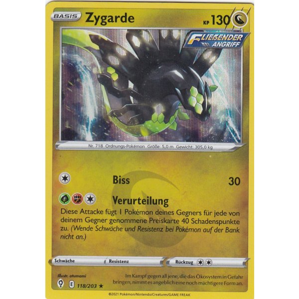 Zygarde 118/203 HOLO