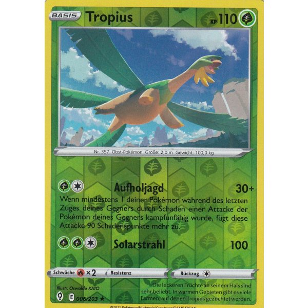Tropius 006/203 REVERSE HOLO