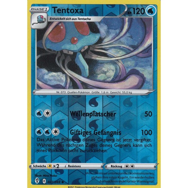 Tentoxa 027/203 REVERSE HOLO