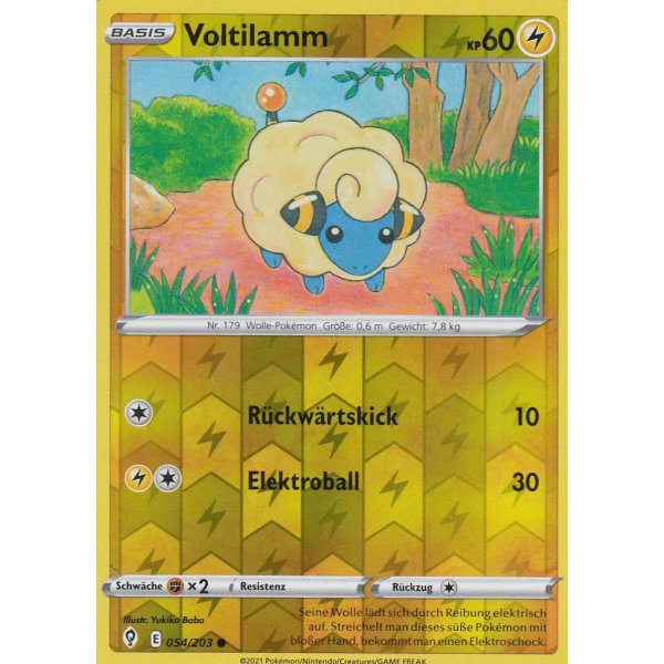 VoltilammReverse Holo38/114 DampfkesselDeutsch NM Pokemon 