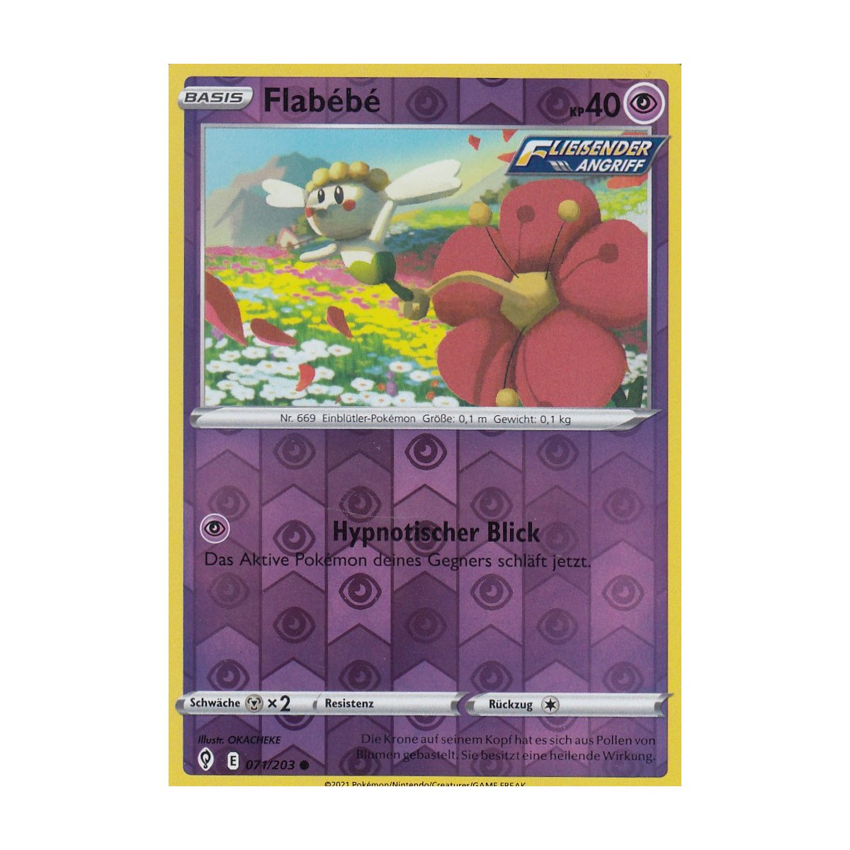 Flabb 071/203 REVERSE HOLO Drachenwandel Pokemon Karte kaufen