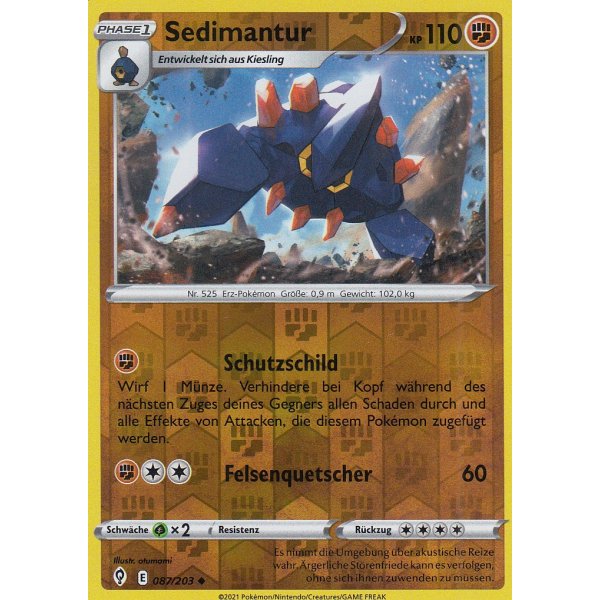 Sedimantur 087/203 REVERSE HOLO
