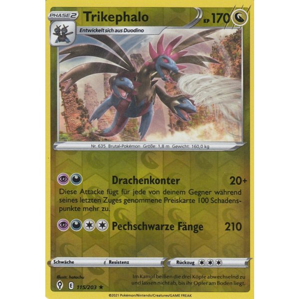 Trikephalo 115/203 HOLO REVERSE HOLO