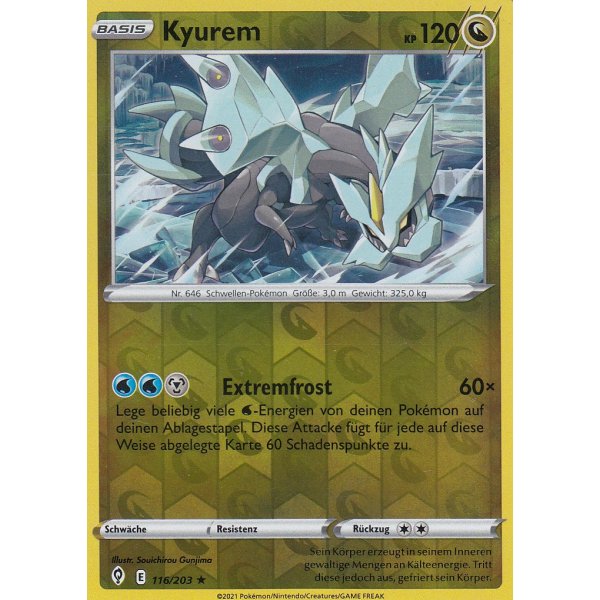 Kyurem 116/203 HOLO REVERSE HOLO