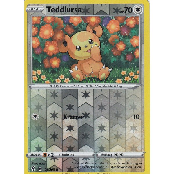 Teddiursa 126/203 REVERSE HOLO
