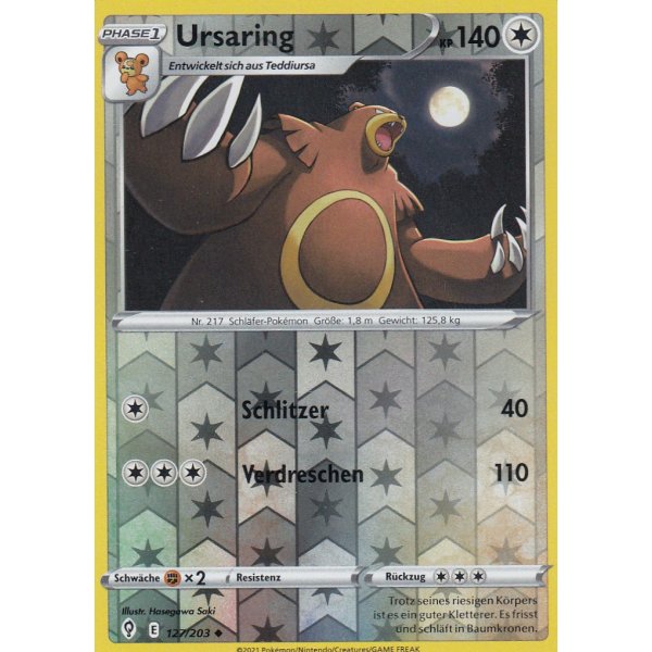 Ursaring 127/203 REVERSE HOLO