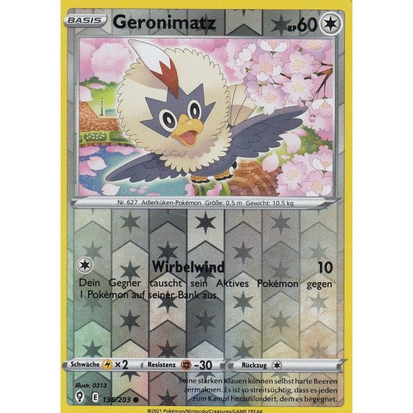 Geronimatz 136/203 REVERSE HOLO
