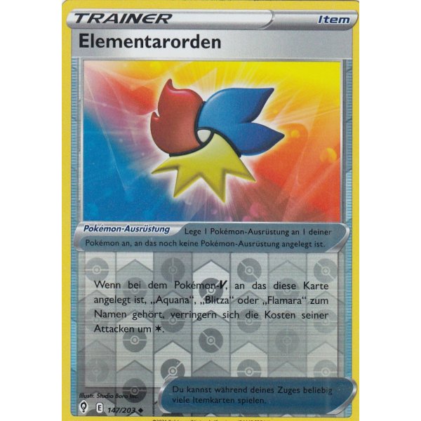 Elementarorden 147/203 REVERSE HOLO