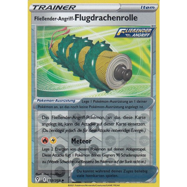 Flie&szlig;ender-Angriff-Flugdrachenrolle 153/203 REVERSE HOLO