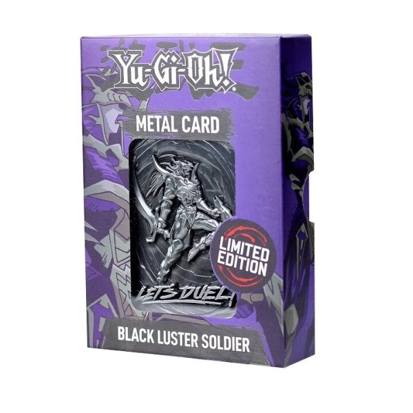 Yu-Gi-Oh! Metallplatte - Schwarz Gl&auml;nzender Soldat *LIMITIERTE EDITION*