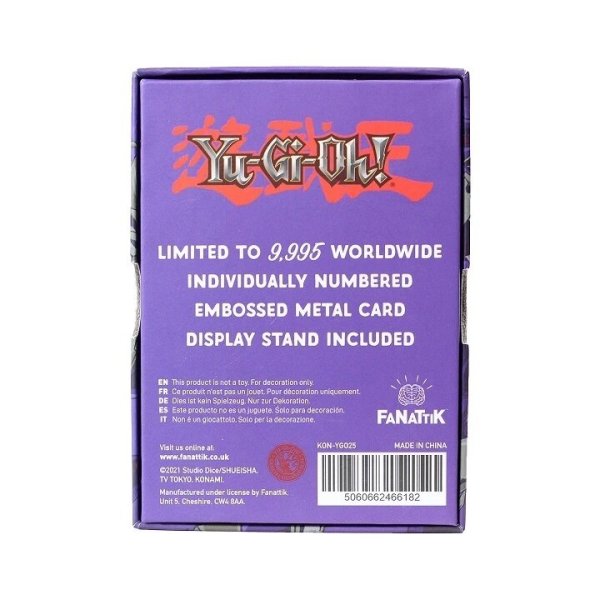 Yu-Gi-Oh! Metallplatte - Schwarz Gl&auml;nzender Soldat *LIMITIERTE EDITION*
