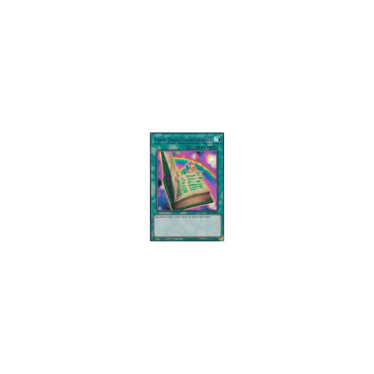 YU-GI-OH! Toon Table Of Contents - LDS1-EN069 Ultra Rare 1st Edition - View #9