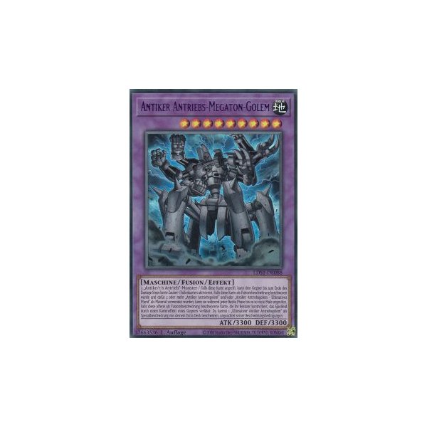 Antiker Antriebs-Megaton-Golem COLORED RARE LDS1-DE088-Colored-Rare