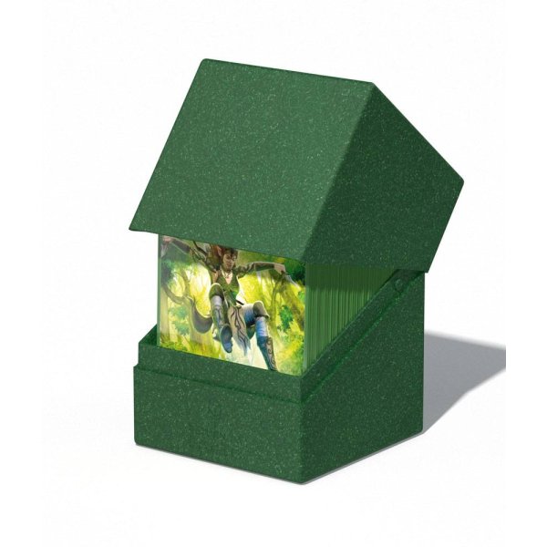 Ultimate Guard Return To Earth Boulder Deck Case 100+ Standardgr&ouml;&szlig;e - Gr&uuml;n