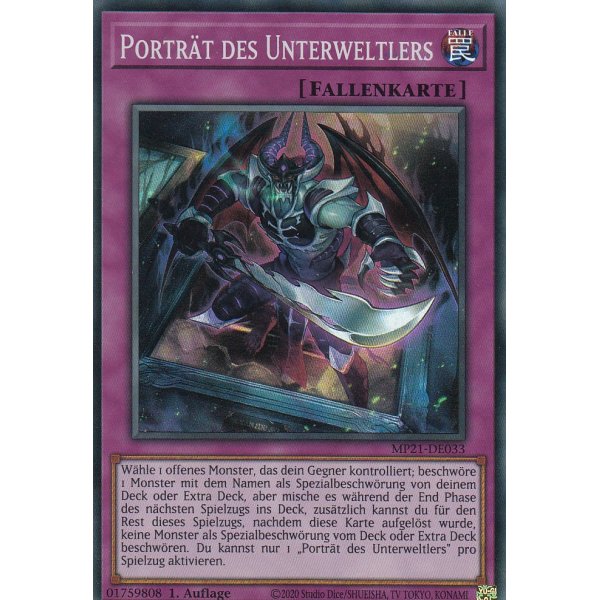 Portr&auml;t des Unterweltlers MP21-DE033