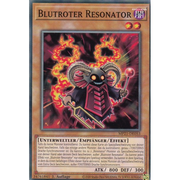 Blutroter Resonator MP21-DE053