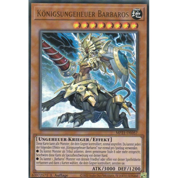 K&ouml;nigsungeheuer Barbaros MP21-DE057
