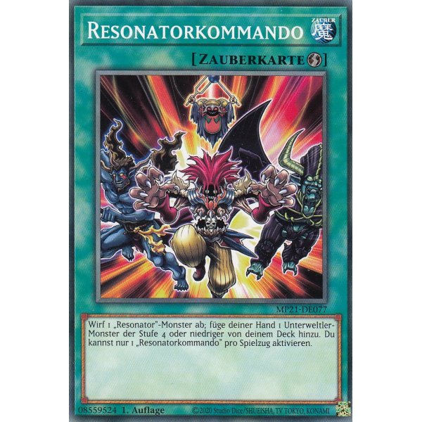 Resonatorkommando MP21-DE077