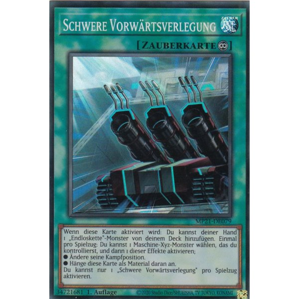 Schwere Vorw&auml;rtsverlegung MP21-DE079