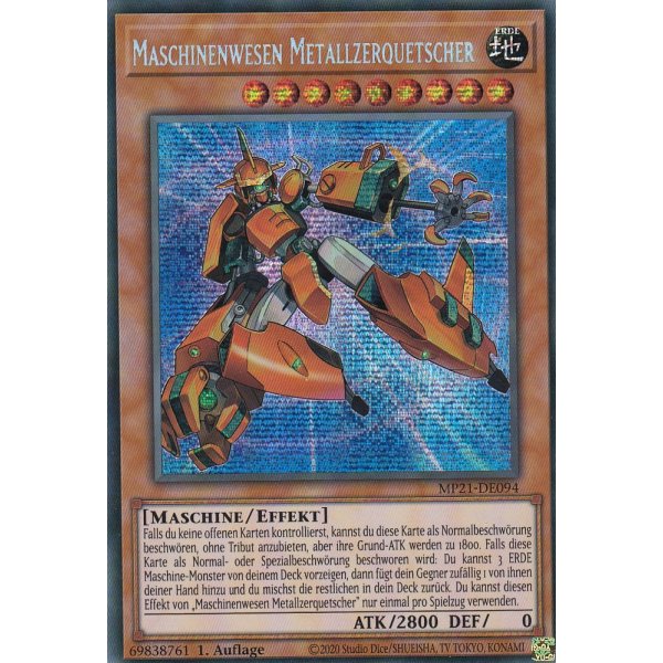 Maschinenwesen Metallzerquetscher MP21-DE094