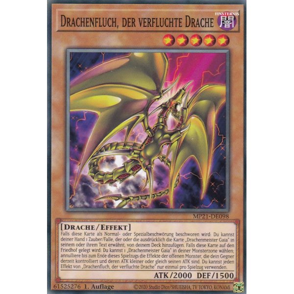 Drachenfluch, der verfluchte Drache MP21-DE098