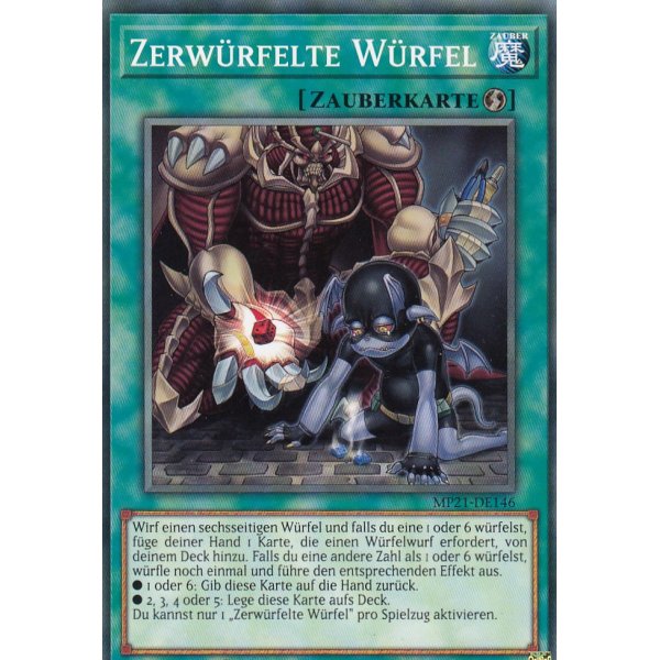 Zerw&uuml;rfelte W&uuml;rfel MP21-DE146