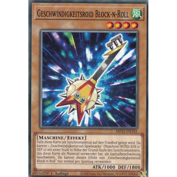 Geschwindigkeitsroid Block-n-Roll MP21-DE161