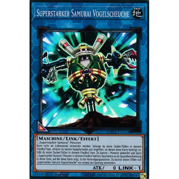 Superstarker Samurai Vogelscheuche MP21-DE165