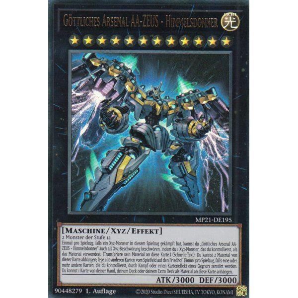 G&ouml;ttliches Arsenal AA-ZEUS - Himmelsdonner MP21-DE195