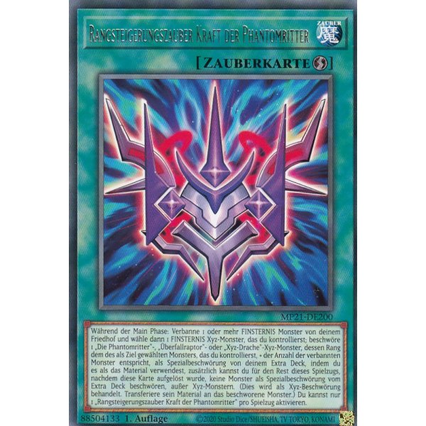 Rangsteigerungszauber Kraft der Phantomritter MP21-DE200