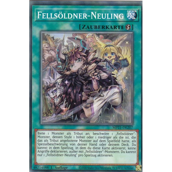 Fells&ouml;ldner-Neuling MP21-DE207
