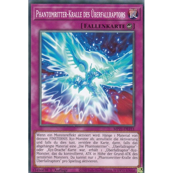 Phantomritter-Kralle des &Uuml;berfallraptors MP21-DE211