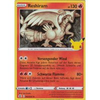 Reshiram 002/025 HOLO Celebrations