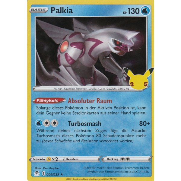 Palkia 004/025 HOLO Celebrations