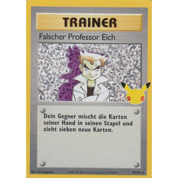 Falscher Professor Eich BS73 HOLO Celebrations
