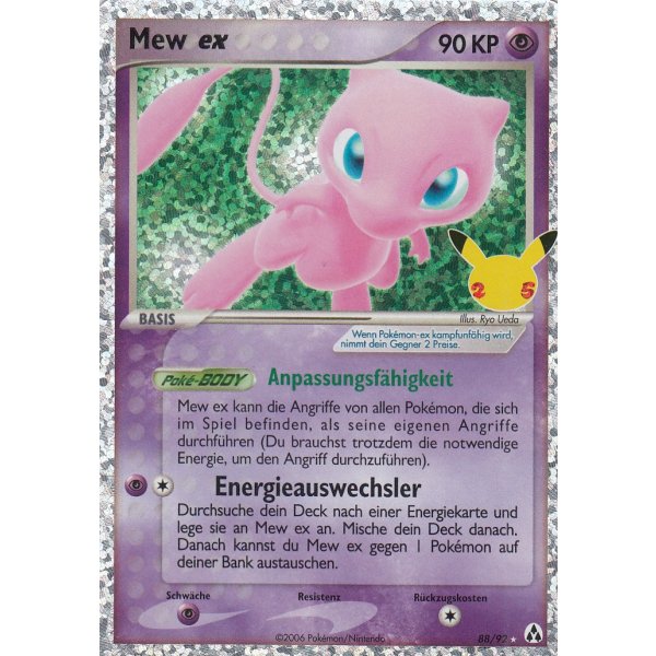 Mew ex LM88 FULLART Celebrations