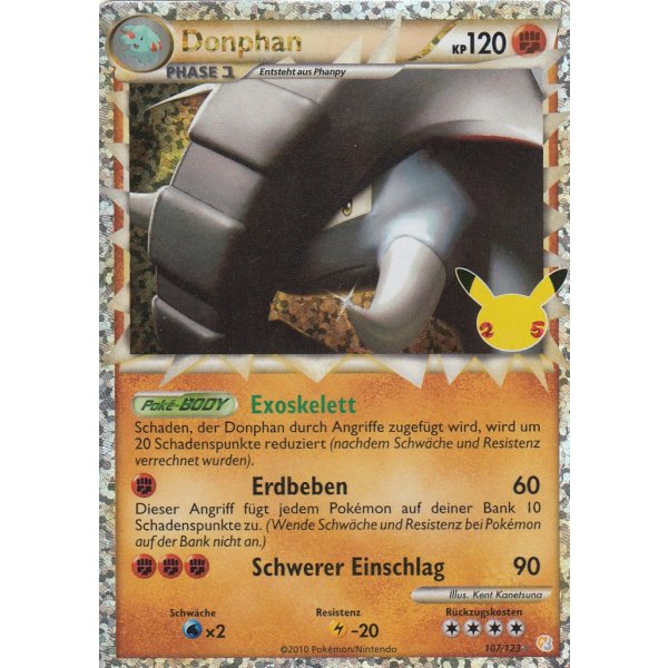 Donphan HS107 FULLART Celebrations