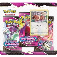 Sword & Shield Fusion Strike 3-Pack Blister - Eevee englisch
