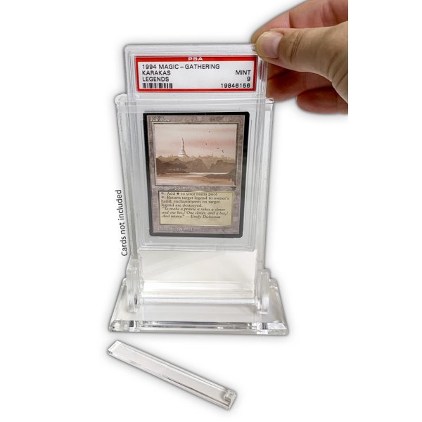 Arkero-G Acryl Case &amp; St&auml;nder - Schutzbox f&uuml;r PSA Grading Card Cases