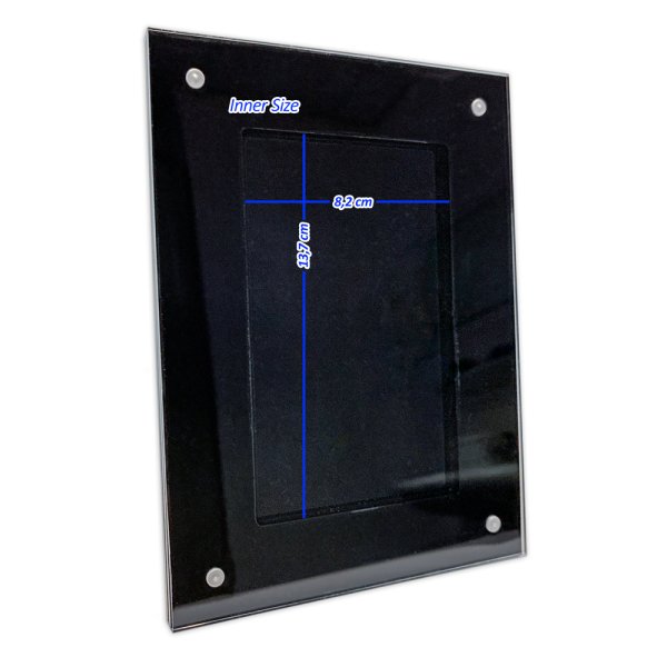 Arkero-G Magnetic Acryl Case  - Bilderrahmen f&uuml;r PSA Grading Card Cases (schwarz)