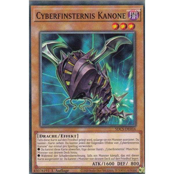 Cyberfinsternis Kanone SDCS-DE016